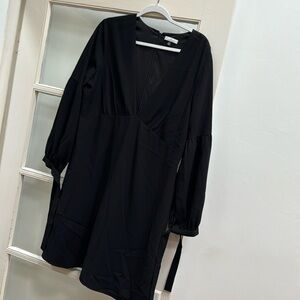 H by Halston black dress